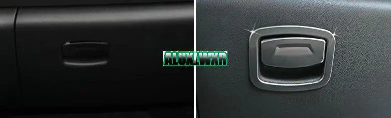 Подходит для Renault Koleos samsung QM6 автомобильное внутреннее покрытие: нержавеющая сталь коробка для хранения со-приводом ручка переключателя отделка крышки отделка 2 шт