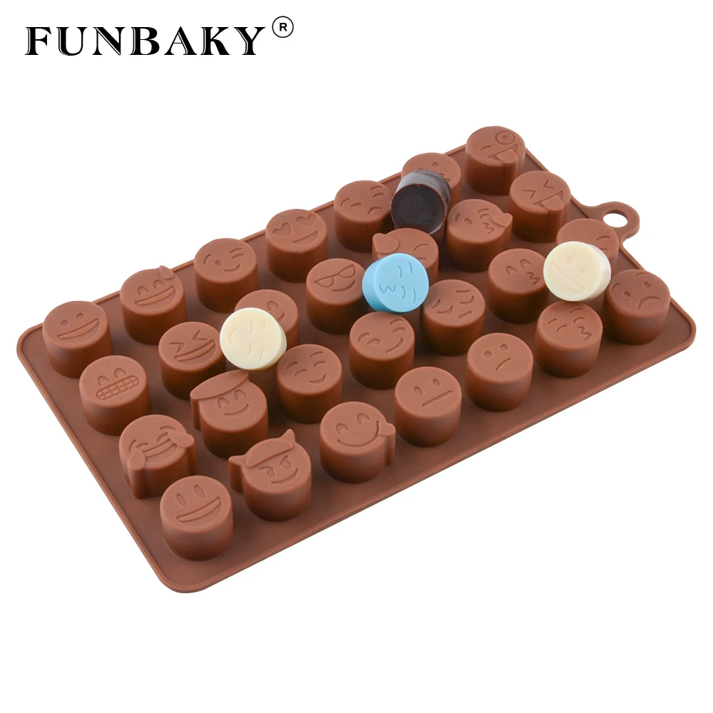 FUNBAKY Улыбка Круглой формы животных Корона силиконовые формы шоколада торт формы для выпечки инструменты выпечки