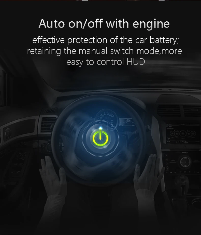 XYCING P9 автомобиля Heads Up Дисплей HUD OBD Smart Спидометр два Дисплей режим ветрового стекла проектор расход топлива миль/ч км/ H Дисплей