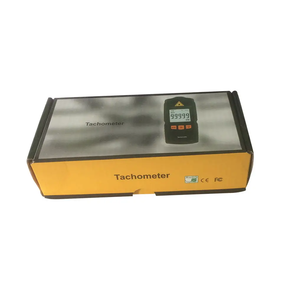 Высококачественный лазерный тахометр с ЖК дисплеем Бесконтактный измеритель