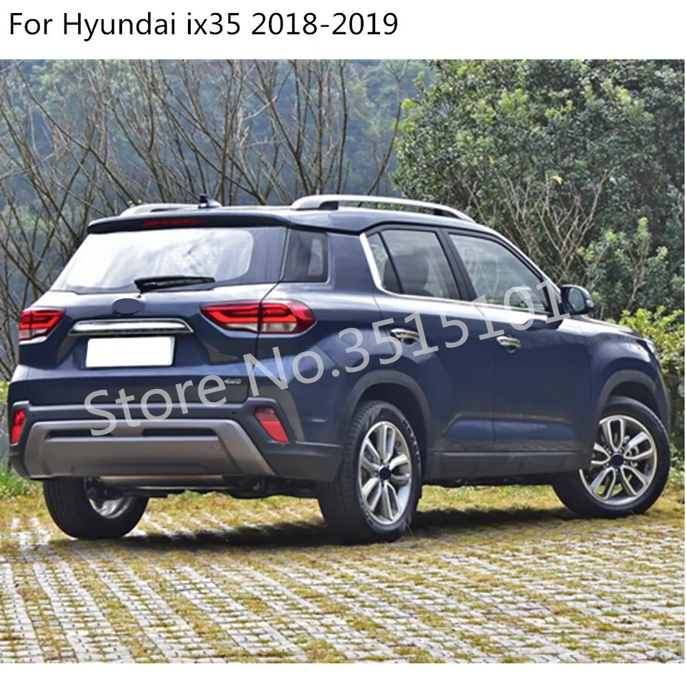 

Car Stainless steel stick column audio Speak Cover Window Windshield Side triangle trim 2pcs For Hyundai IX35 2018 2019 2020