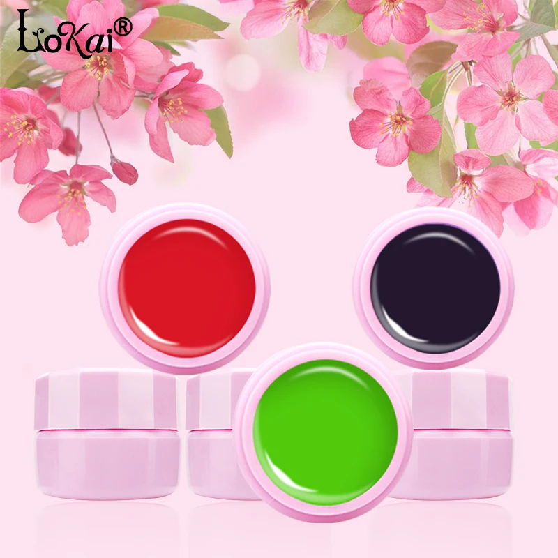 6 мл Горячая продажа цветной лак для ногтей УФ лампа лаковое гелевое покрытие