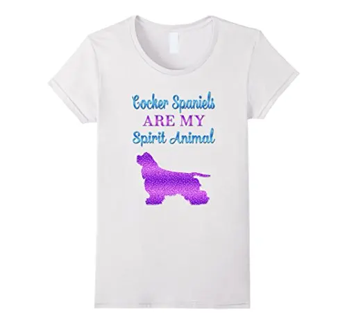 Cocker Spaniels Is My Spirit футболка с изображением животного размера плюс S-Xl Бесплатная