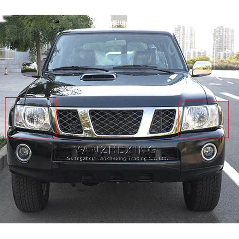 Налобный фонарь в сборе для NISSAN PATROL SAFARI Y61 4200 4500 4800 2004 2005 2006 2007 фара|Фара авто сборе|