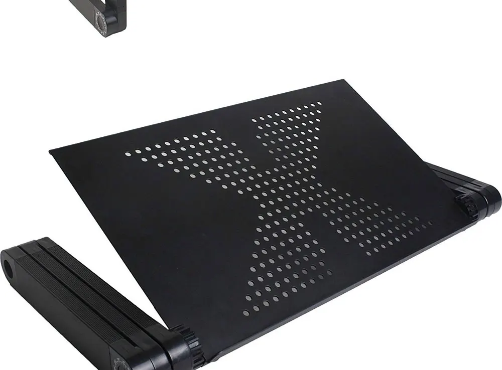 Leewince компьютерные столы Портативный Регулируемый складной ноутбук Lap PC складной стол вентилируемый стенд кровать лоток