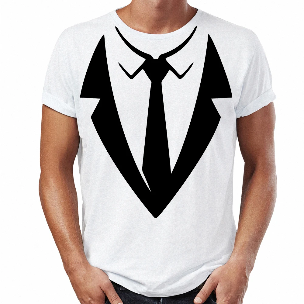 2018 Харадзюку мужские футболки футболка-смокинг уличная мода 3d Одежда