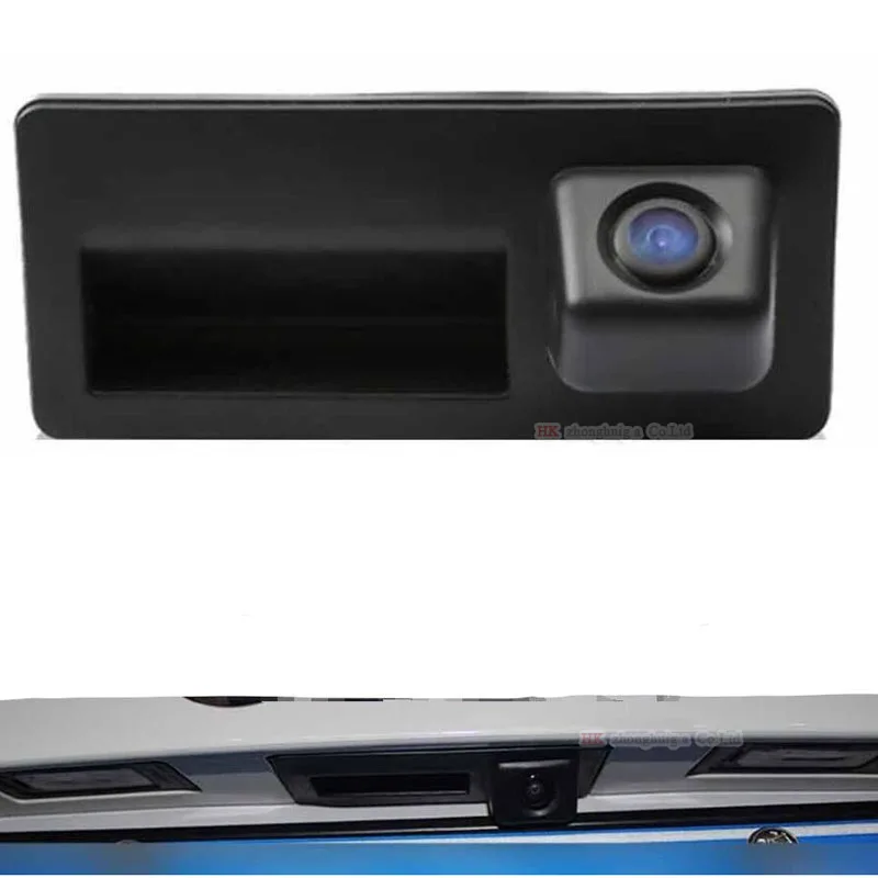Камера заднего вида с интеллектуальной траекторией движения и ручкой багажника для парковки автомобилей Audi/VW/Passat/Tiguan/Golf/A4L/S5/Q3/Q5/A8.
