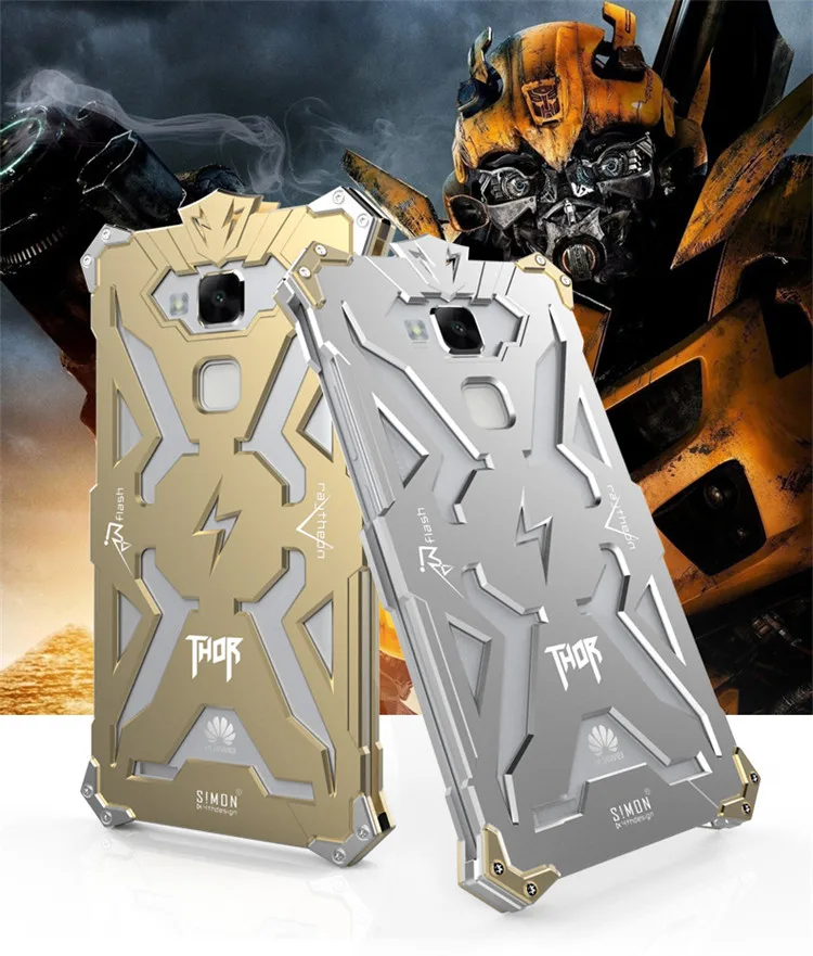 Simon Дизайн Роскошные металлические алюминиевые жесткие панцири Тор Железный