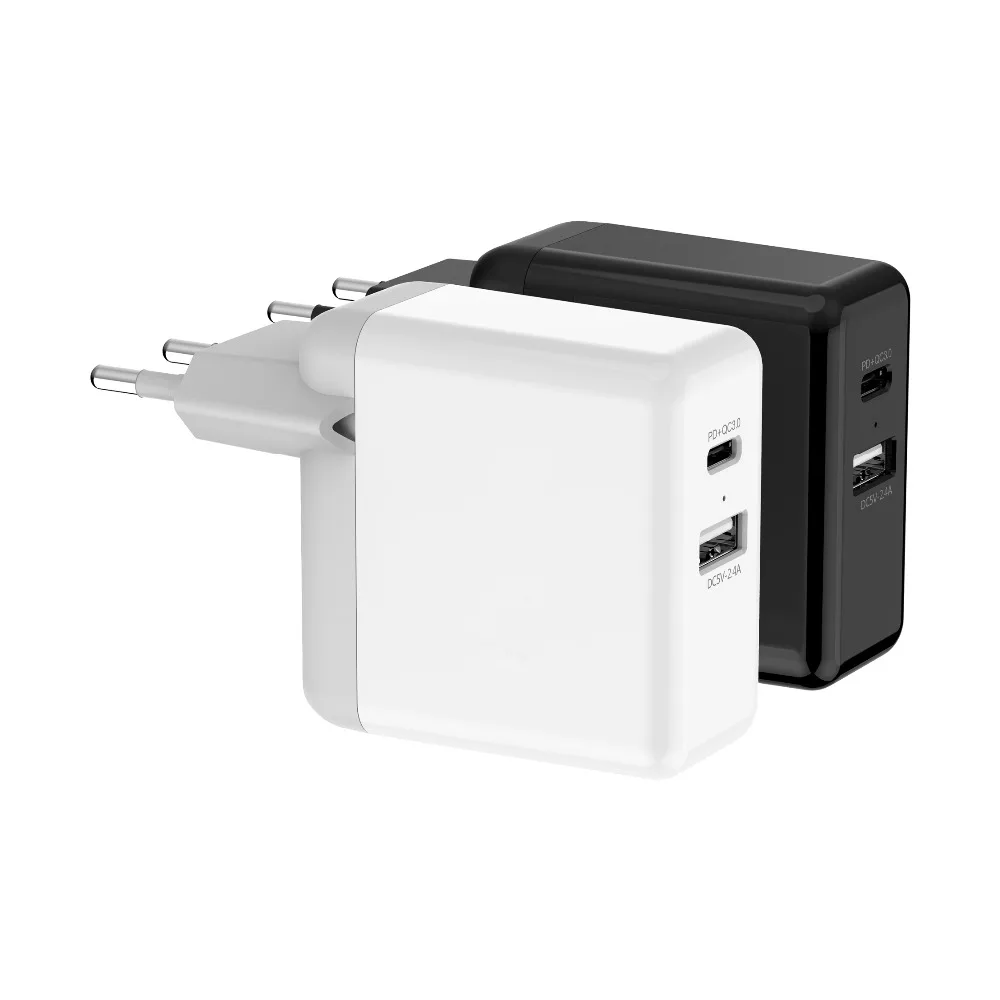 USB PD зарядное устройство для iPhone 30 W быстрая зарядка type c адаптер мобильного