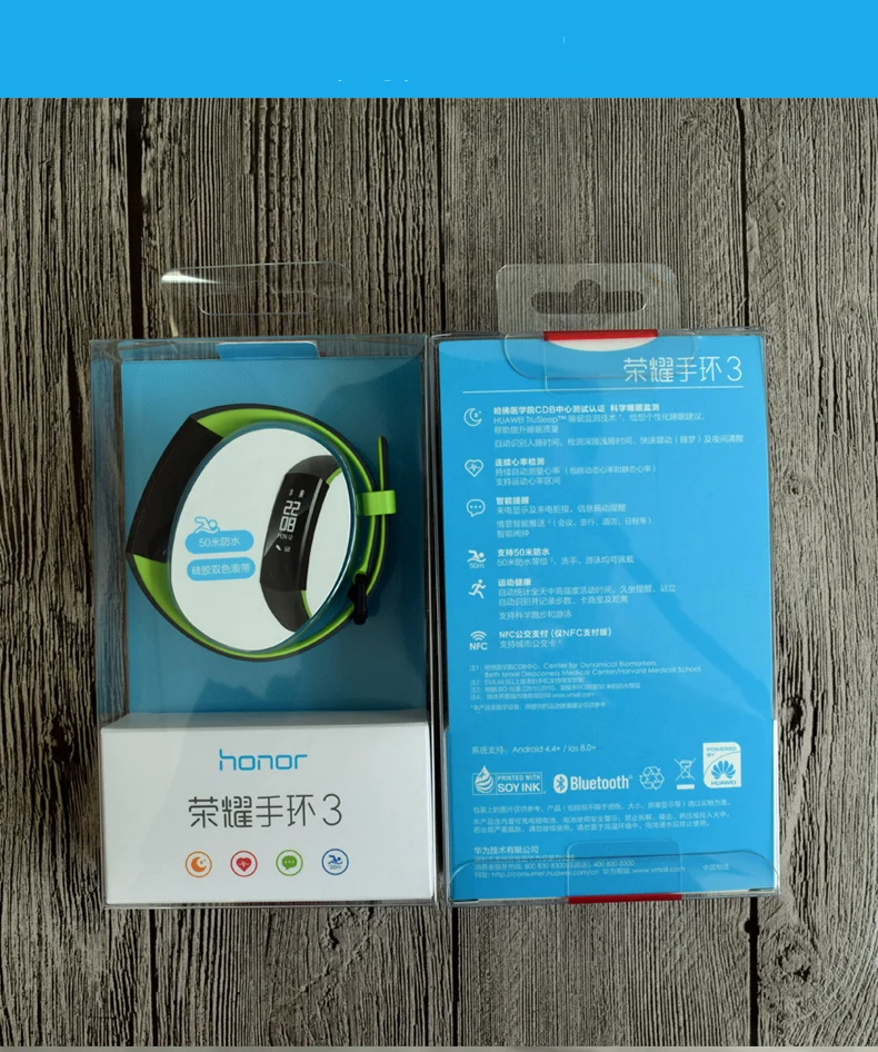 Huawei Honor Band 3 Смарт браслет в реальном времени мониторинг сердечного ритма 5ATM