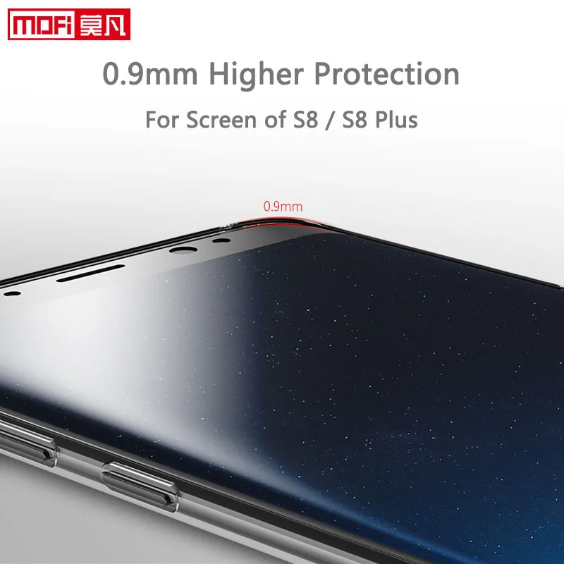 Чехол для Samsung galaxy s8 Мягкая силиконовая задняя крышка mofi ультра прозрачный