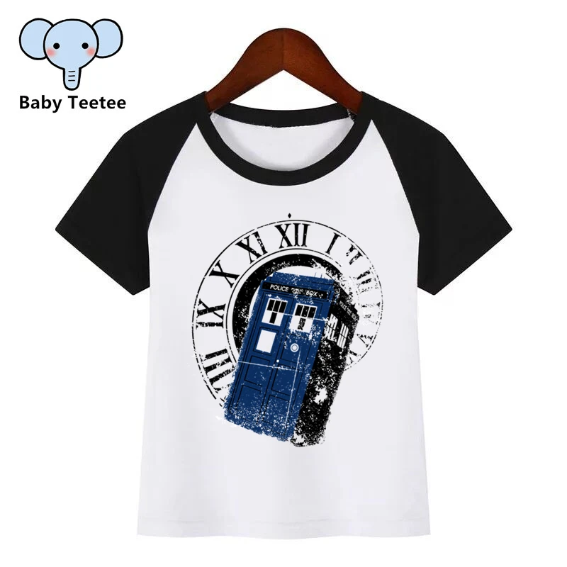 Детская футболка Doctor Who Dr Дизайнерские летние топы для мальчиков и девочек