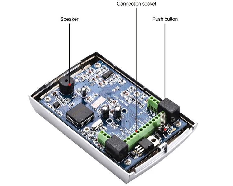 Металлический Автономный контроллер доступа с клавиатурой RFID | Безопасность и
