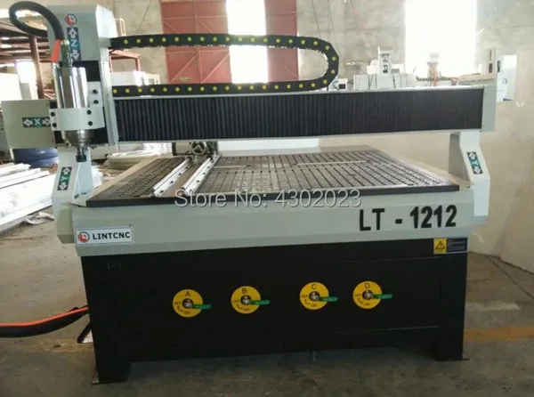 Вакуумный стол с вакуумным насосом 1.5kw/2.2kw шпиндель 1212 cnc маршрутизатор