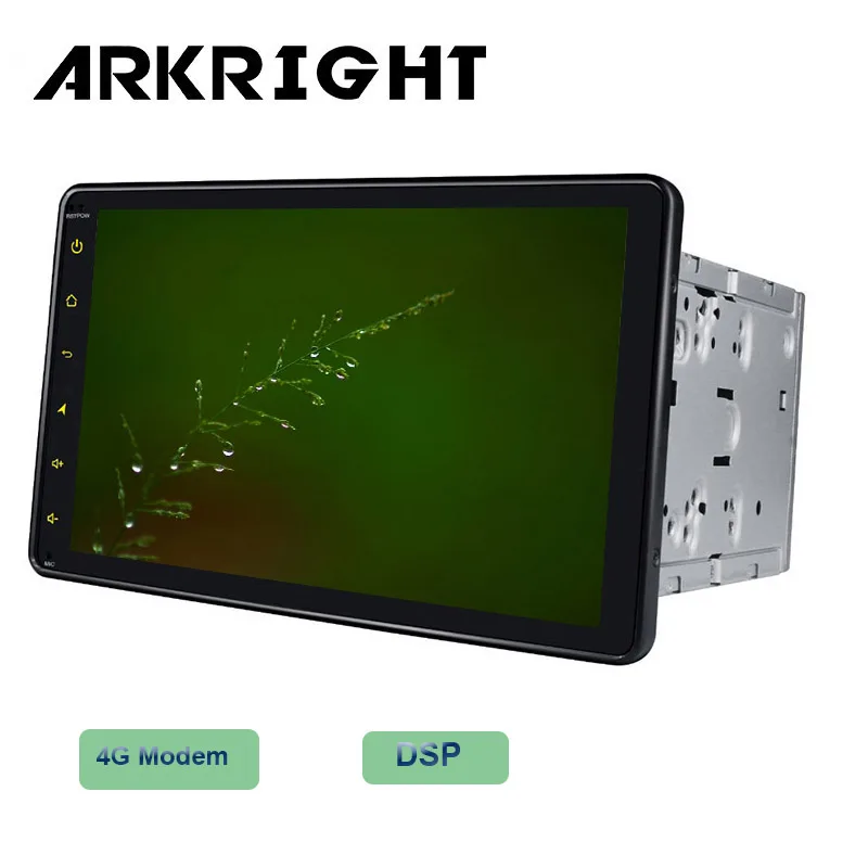 Новейший HD двойной Din Andriod 8 1 дюймов 4G B + 32 ГБ встроенный модем DSP Wifi Bluetooth Камера