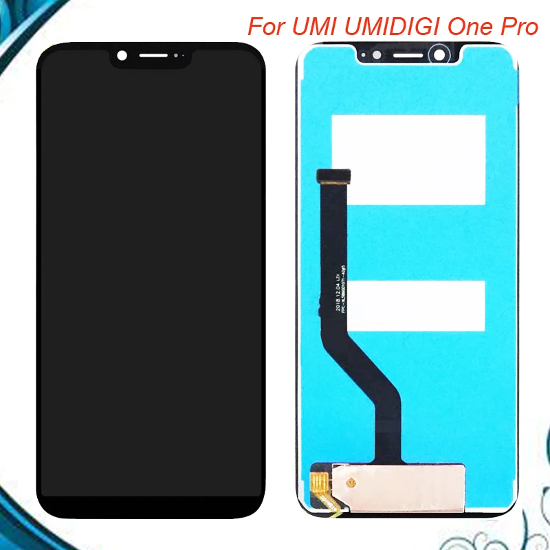 5 9 &quotчерный для UMI UMIDIGI One Pro ЖК дисплей с кодирующий преобразователь сенсорного