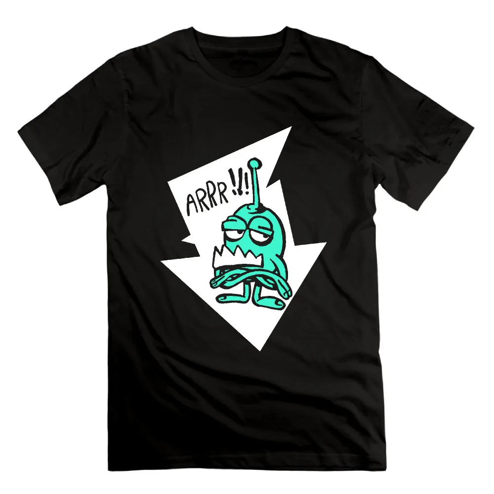 mens t shirt funny shirts monster green graphic tees brand new o neck tshirt | Мужская одежда