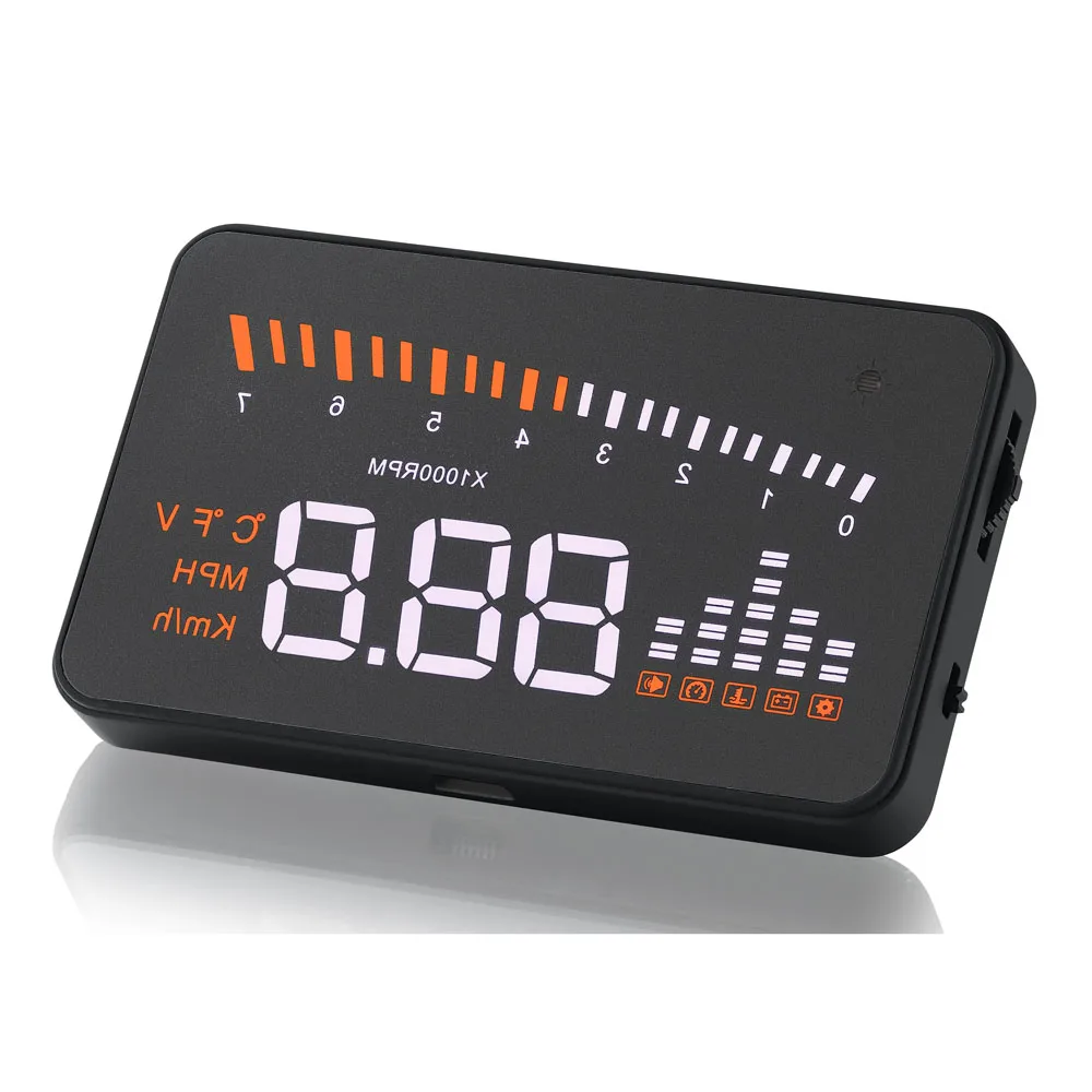 XYCING X5 HUD 3 дюймовый Автомобильный дисплей на головке автомобиля OBD2 автомобиль