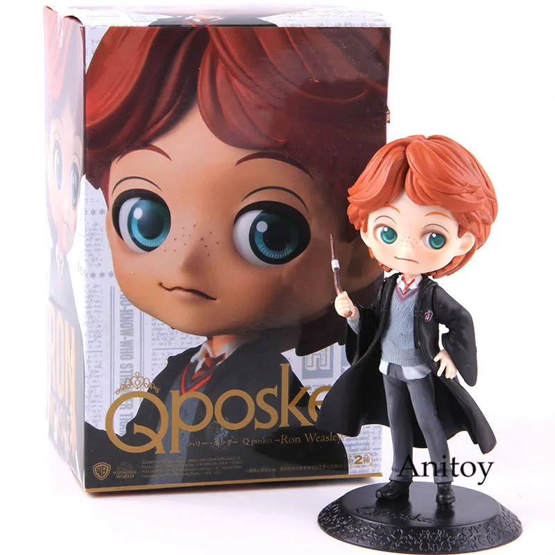 G with retail box QPosket фильм милым изображением мультяшного персонажа Гарри Поттер Рон Уизли Тритон Scamands Нарцисса фигурка коллекционная игрушка - Цвет: G with retail box