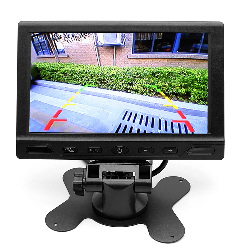 HD 7 &quotLCD TFT экран монитор парковки автомобиля видео камера мониторы с 2 RCA вход