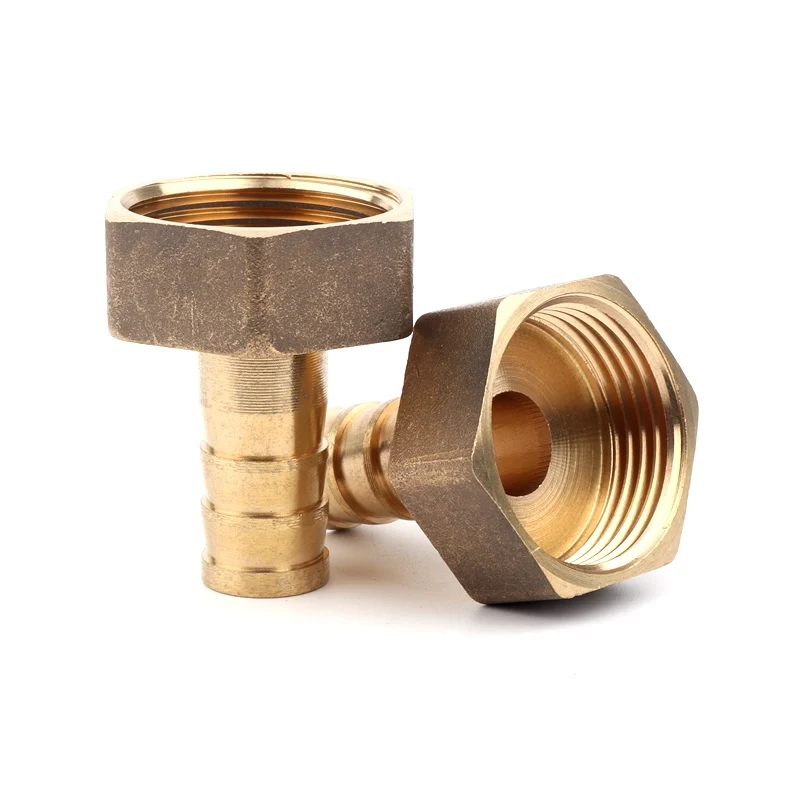 

1pc 3/4" 1" Female Thread Connector 8~32mm Brass Pagoda Connectors Irrigation Hose Fittings Gas Pipe Adapter Copper Joints