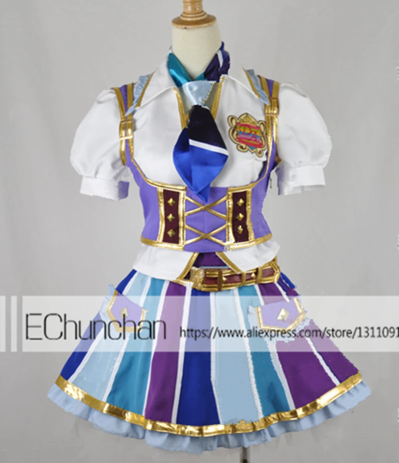 Костюм Аниме Aikatsu Kazesawa Sora для вечеринки на Хэллоуин костюм косплея|cosplay costume|sora