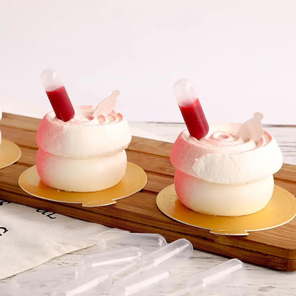 Капельницы для молочного коктейля 50 шт./упак. мороженого капкейков десертов