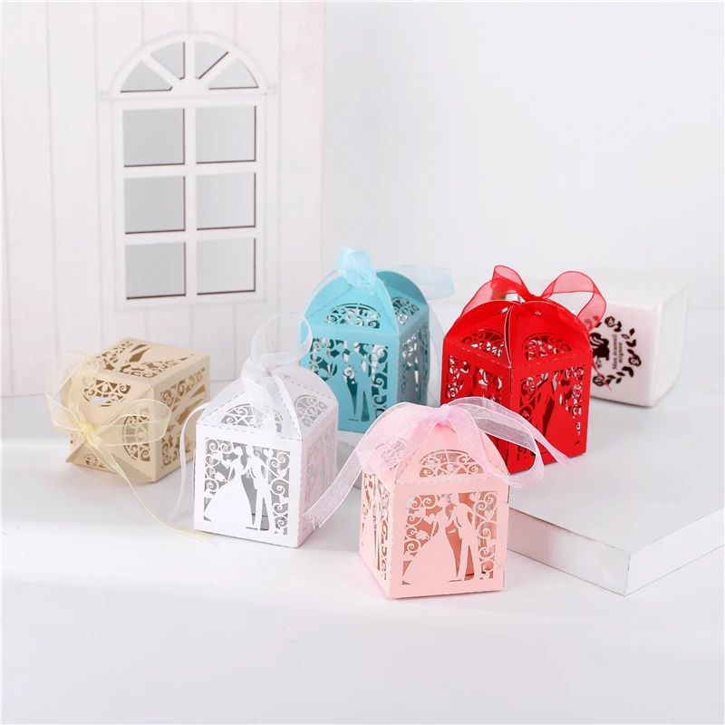 50 шт. коробка для конфет банка упаковка свадебные сувениры и подарки товары