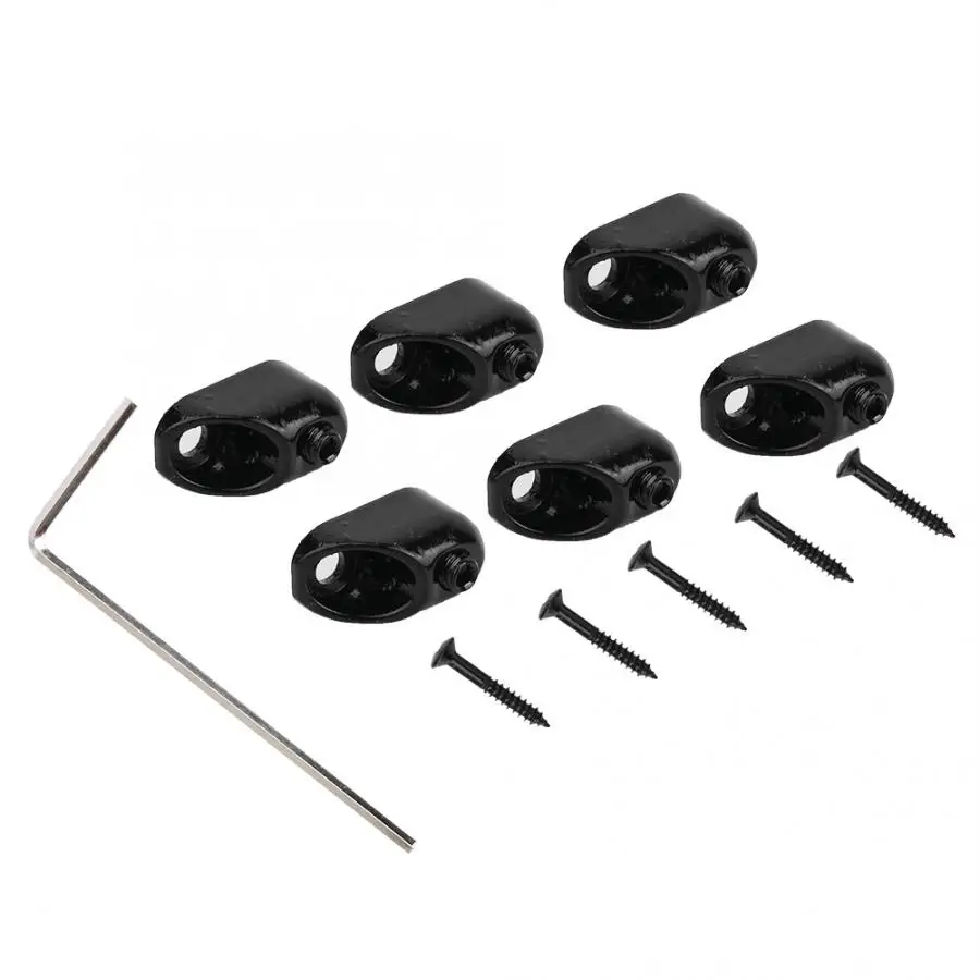 6 шт гитарная струна гайки ой Безголовый Электрогитары строка Стопорная гайка