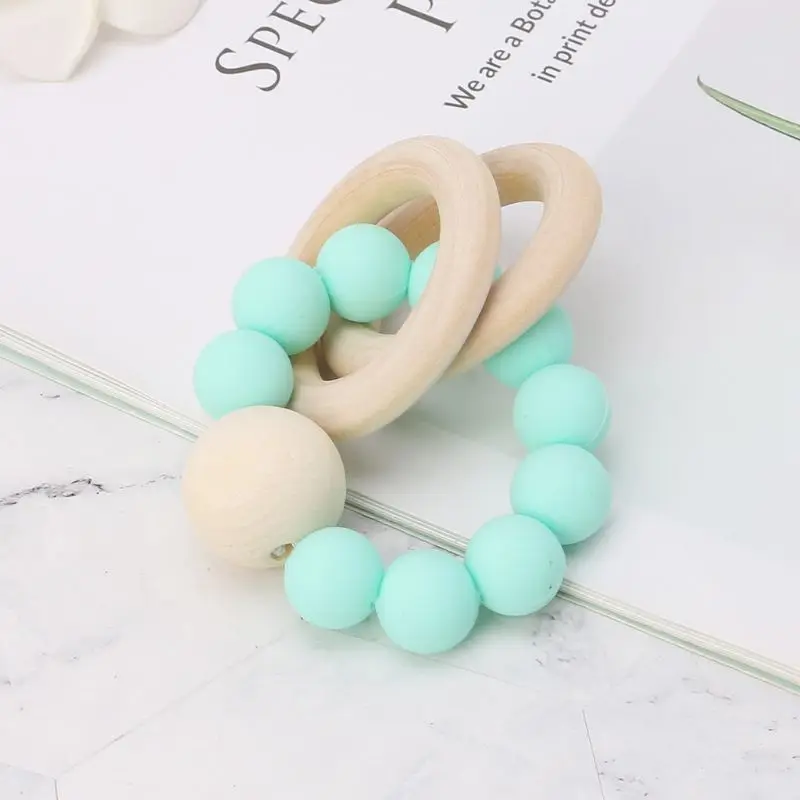 Детские игрушки-прорезыватели для жевания зубов бусины ухода за новорожденными