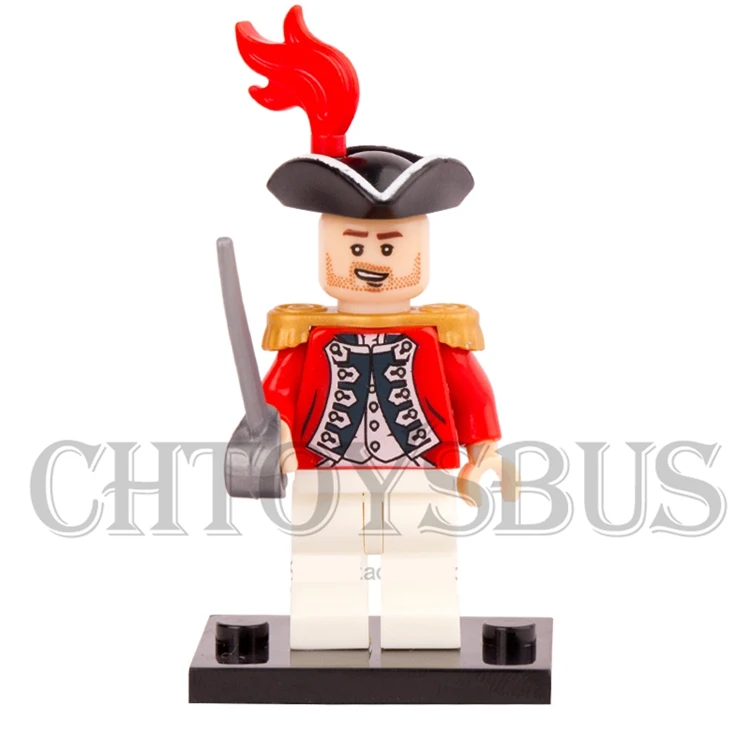 Одиночная продажа Пираты Карибы Императорский солдат правитель Красное Перо