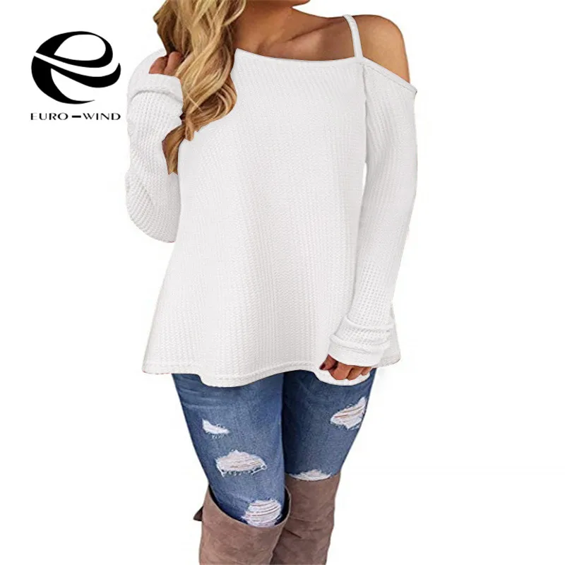 2019 New Autumn Winter Knitted Women Sweaters Pullovers Long Sleeve Off Shoulder Sweater Slim Pull Femme Jumpers Sueter Mujer | Женская