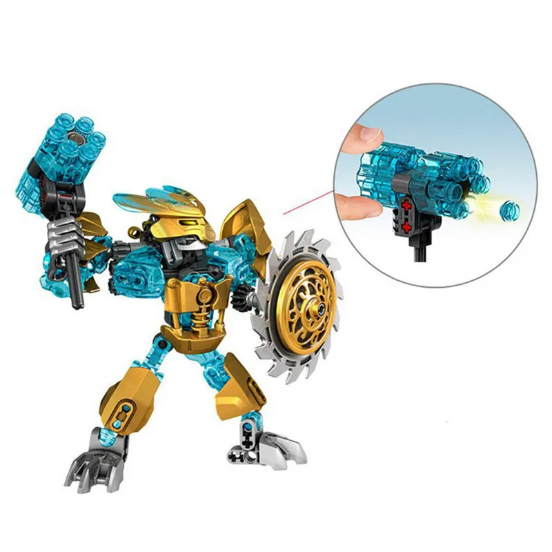 Новинка 107 шт. конструктор Bionicle Hero Tahu с маской и черепом строительные блоки для