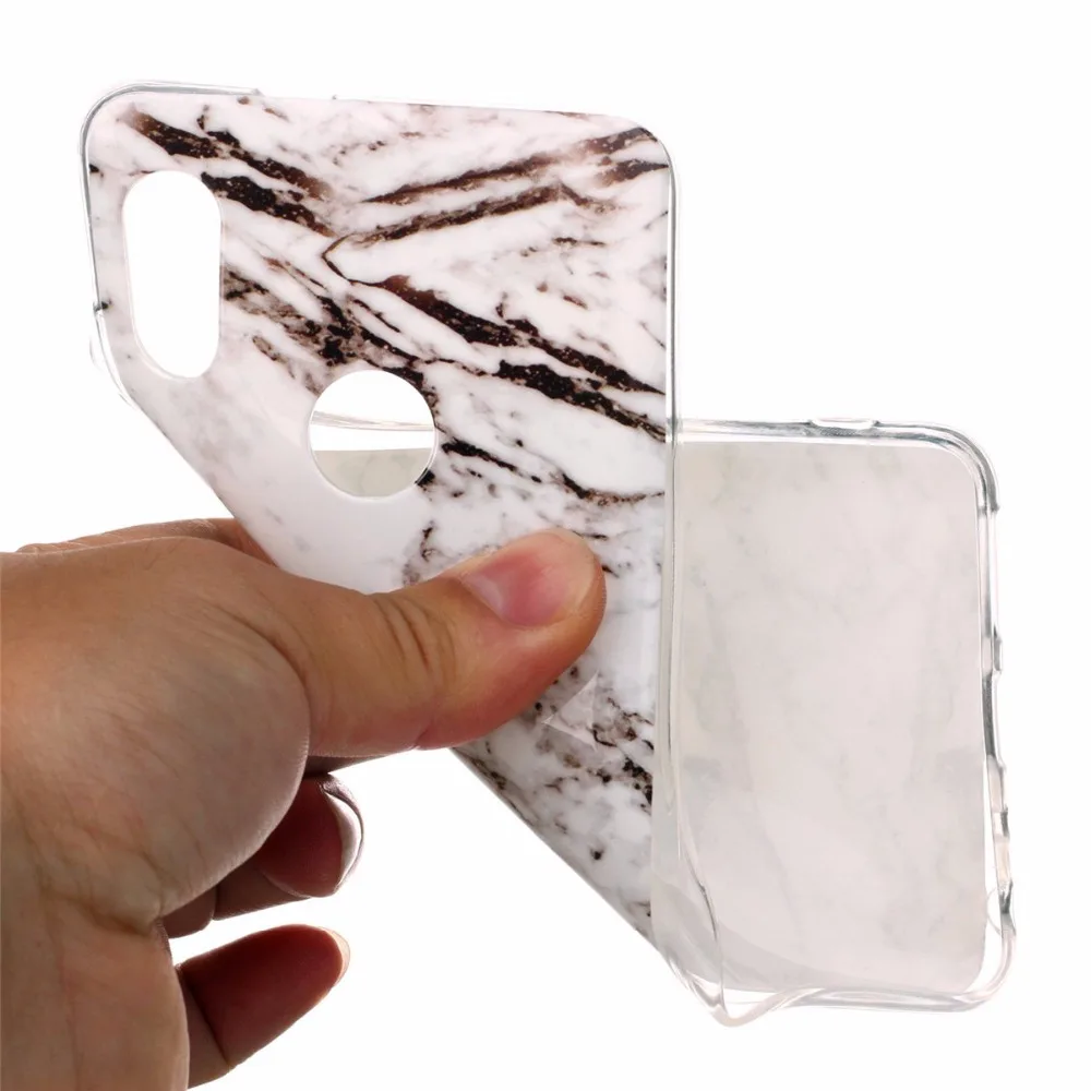 Чехол Marbling из ТПУ для Xiaomi Redmi Note 5/Note 5 Pro Ультратонкий силиконовый чехол телефона