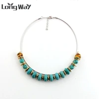 longway necklace vintage party accessories necklace for women gold color rhinestone necklaces pendants with gift sne160193