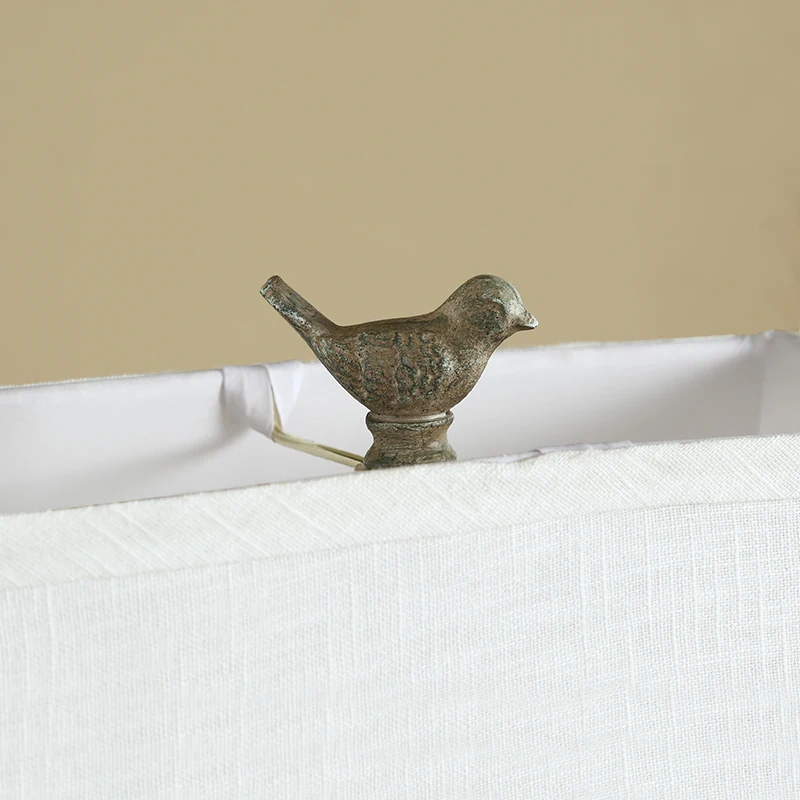 American Led Table Lamp Birds Iron Bedroom Bedside Hotel Model Room Desk Creative Study Living Light Dining | Лампы и освещение