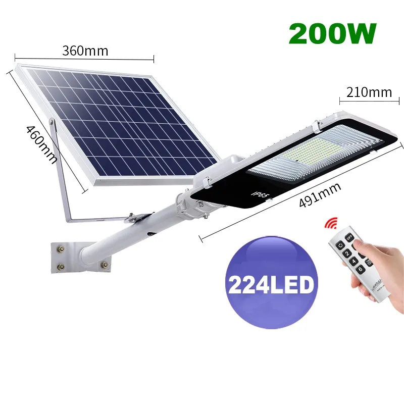 4 шт. IP65 39LED 78LED 108LED 178LED 224LED светодиодный уличный фонарь на солнечной батарее