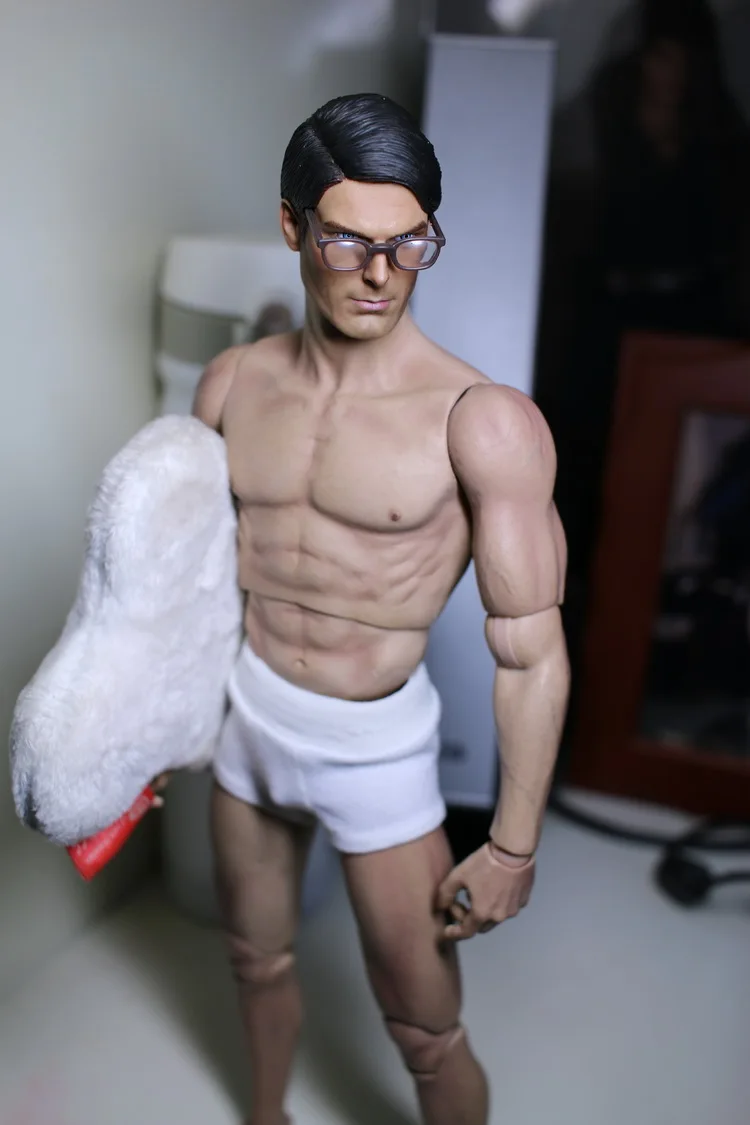 ESTARTEK 1/6 Супермен голова лепить с очками 1978 для 1" Коллекционная Фигурка DIY