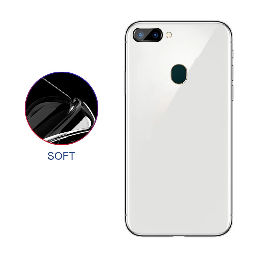 Anti - Fall Mobile Phone Shell For OPPO R15 All-inclusive Transparent Protective Case Ultra-thin Tidal The Silicone | Мобильные