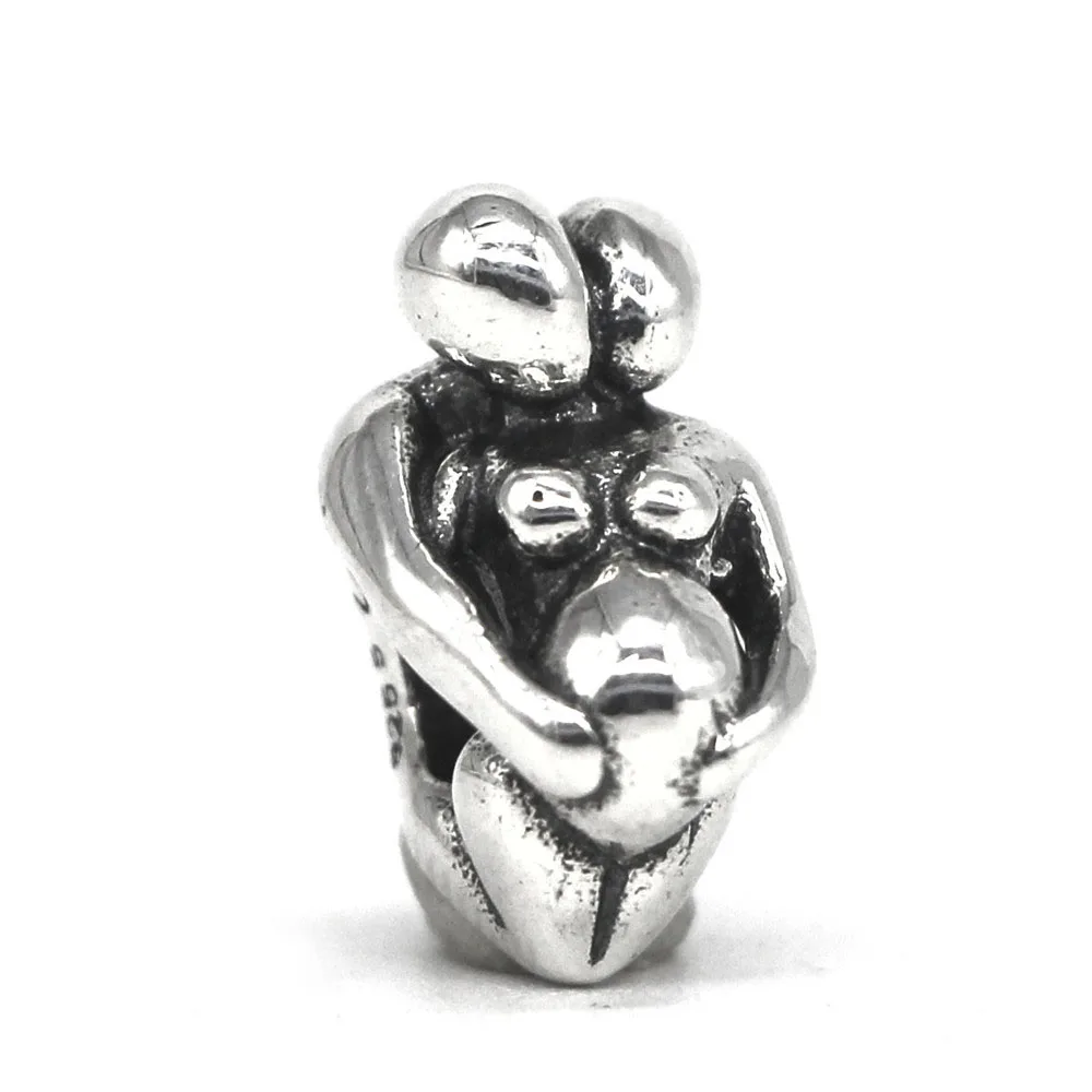 Омела 925 пробы серебряные очаровательные бусины подходят для европейского