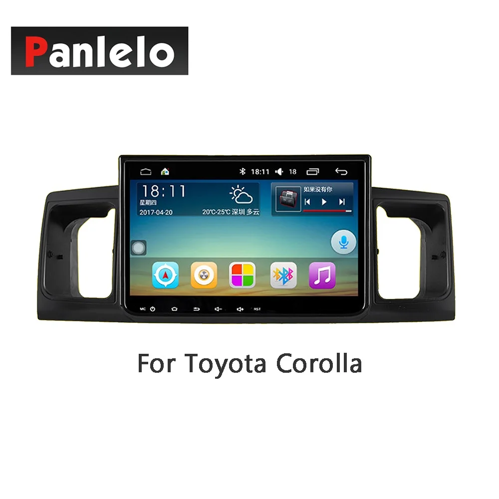 TY03-Corolla Panlelo Android 7,1 стерео 2 Din 10,2 дюймов для Toyota Corolla VIOS YARiS L Land Cruiser RAV4 Lewin Camry Prado Highlander - Цвет: TY03-Corolla