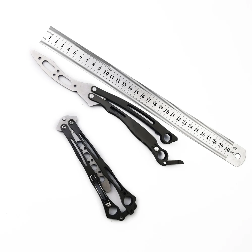 Spyderco бабочка тренировочный нож складное лезвие самообороны не Заостренный