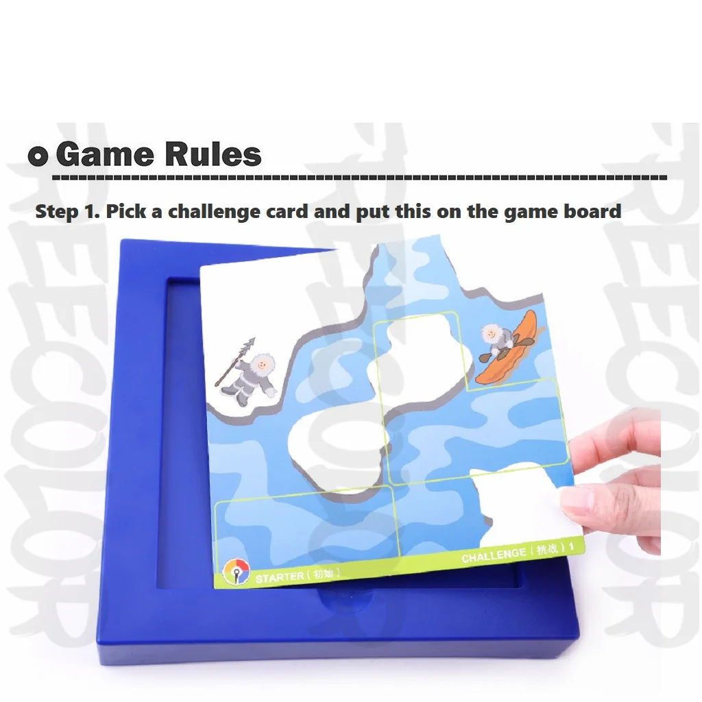 IQ Puzzle 48 вызов с решением семьи настольные игры дети вызов игрушки логическое мышление игра Jouet Enfant интеллектуальные