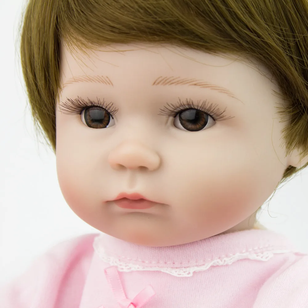 NPKDOLL 40 см силиконовые куклы для новорожденных с силиконовыми конечностями ткань