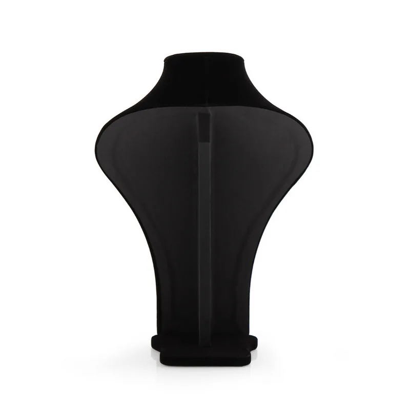 Флокирование Ожерелье Дисплей Стойки Портрет модели Кулон Ювелирные Изделия