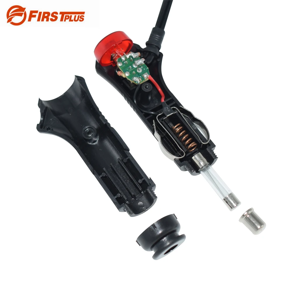 12V 24V автомобильный прикуриватель Мощность удлинитель адаптер питания 10A предохранитель удлинитель розетка с переключатель ВКЛ-ВЫКЛ кнопка