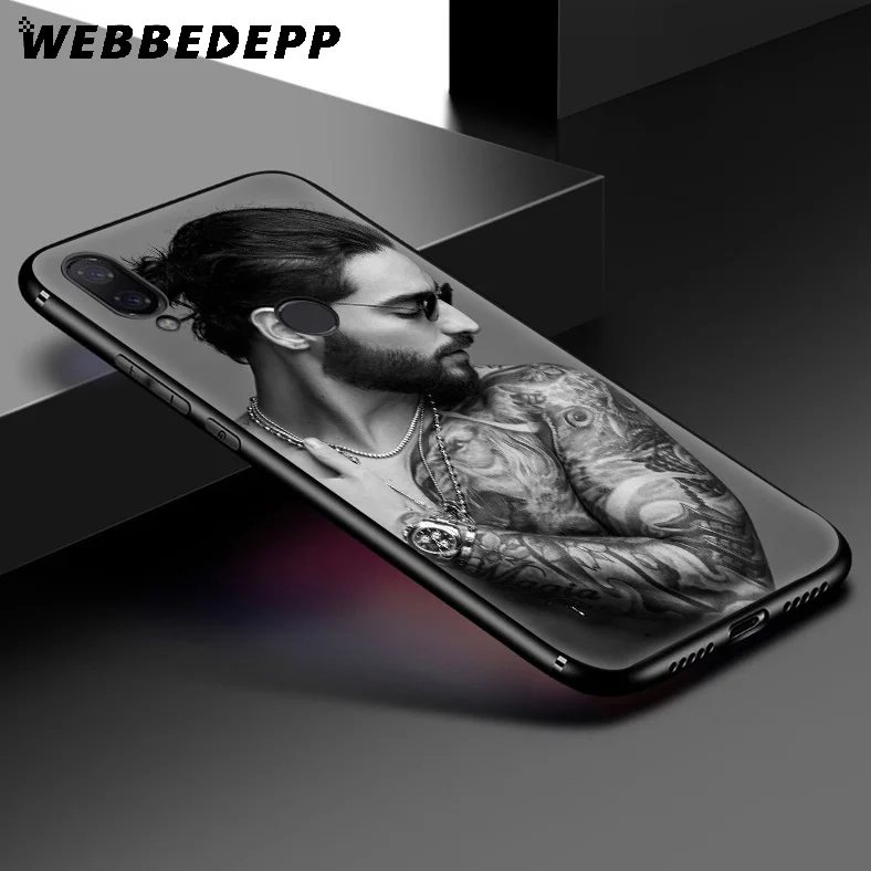 Мягкий чехол WEBBEDEPP Maluma Singer для Xiaomi Redmi K20 7A 4A 4X 5 5A 6 6A S2 Note 8 4 7 Pro Plus Prime |