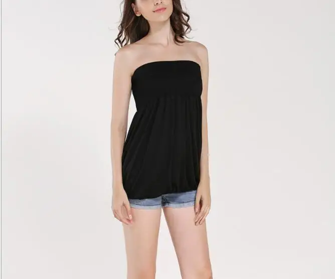Сексуальный женский Топ без бретелек лето 2021 модная женская футболка облегающие