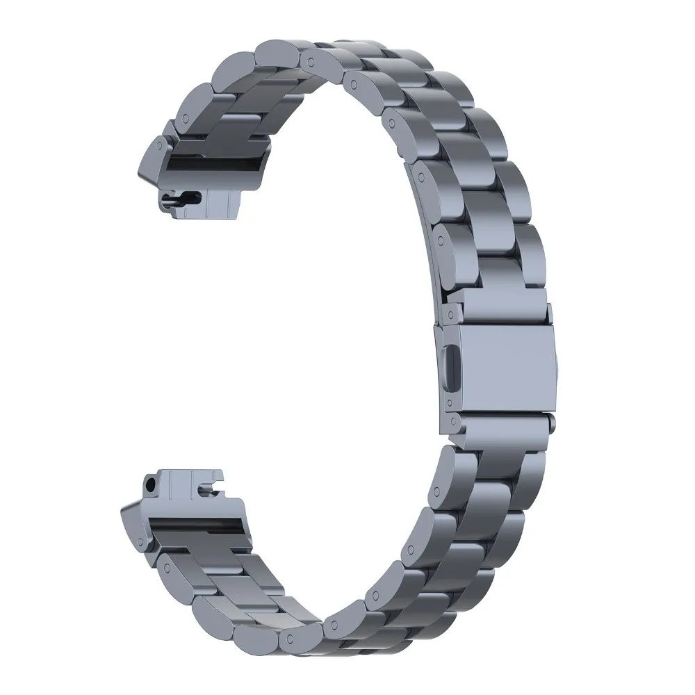 Для Fitbit Inspire / HR/ace2 сменный металлический браслет из нержавеющей стали на запястье