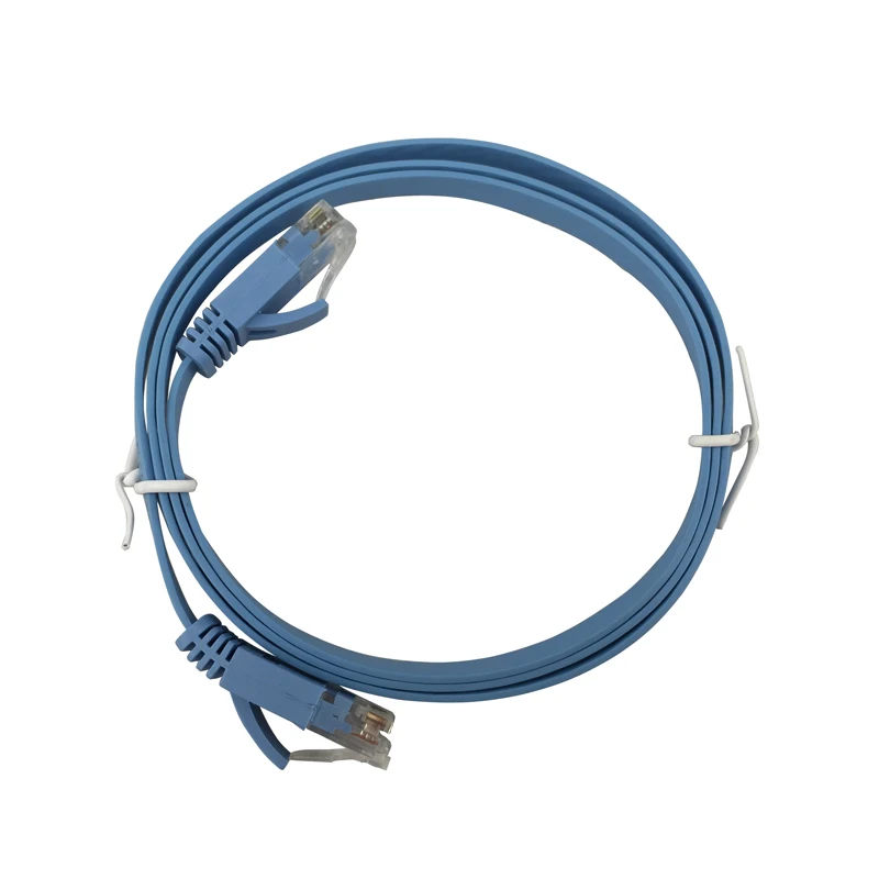 1 м кабели Ethernet Плоский CAT6 плоский сетевой кабель UTP RJ45 соединительный LAN